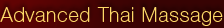 Advanced Thai Massage
