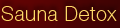 Sauna Detox